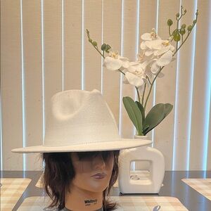 Classic White Fedora Hat